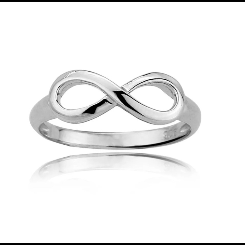 925 Silver Infinity Ring - Picture 6 of 6